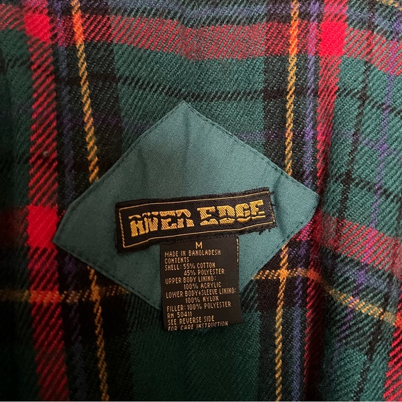 Vintage River Edge Colorblock Ski Parka Jacket – Teal/Red/Purple – Size M - Picture 4 of 5